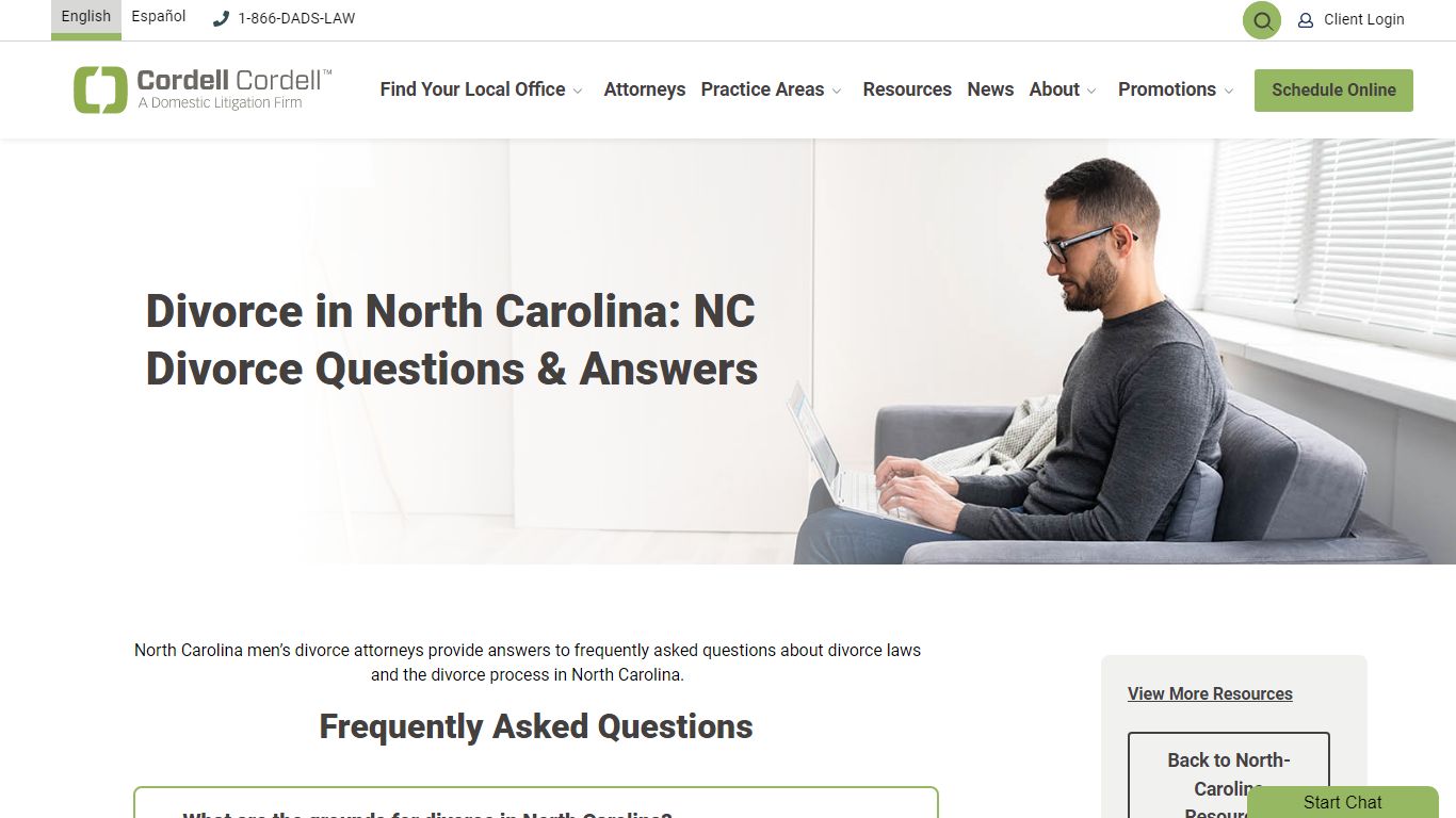 Divorce in NC: North Carolina Divorce Laws FAQ | Cordell & Cordell